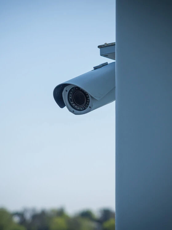security-camera-on-building